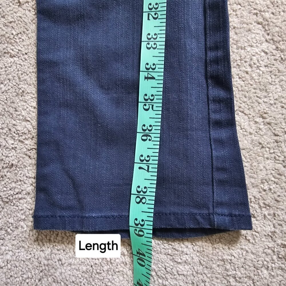 H&M Women's Dark Wash Slim Straight Stretch Jeans Size 31 - Picture 8 of 12